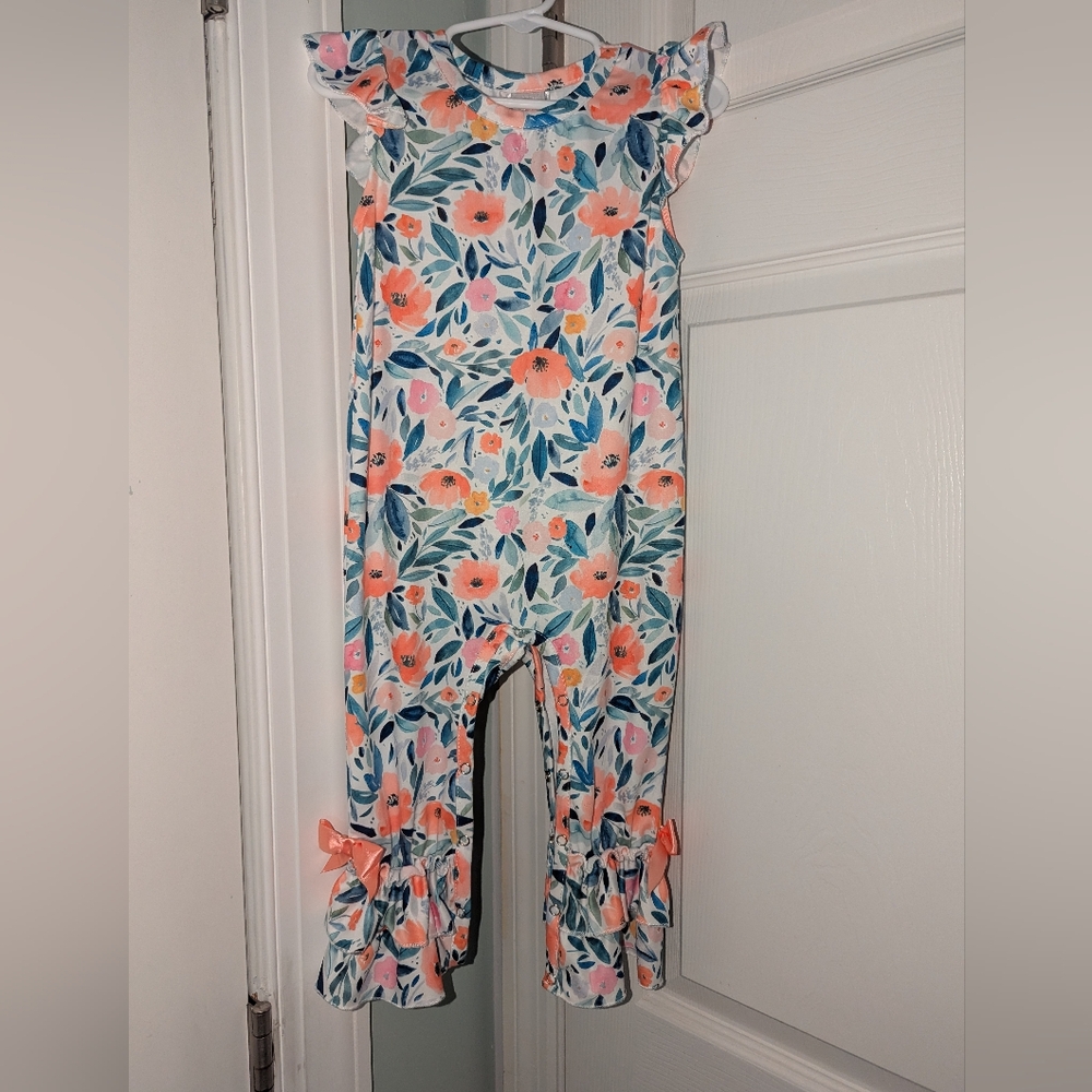 Floral Sleeveless Romper